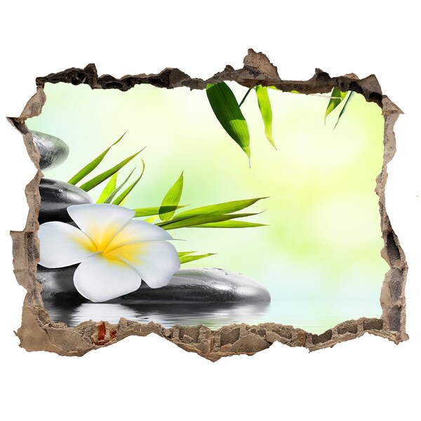 Autocolant gaură 3D O oază de liniște în natură