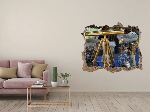 Autocolant de perete gaură 3D Antichități într-un magazin misterios