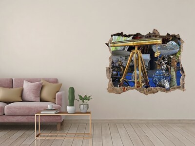 Autocolant de perete gaură 3D Antichități într-un magazin misterios