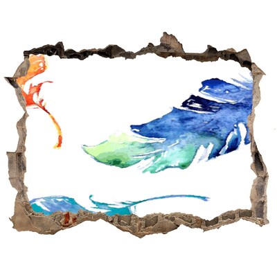 Autocolant un zid spart cu priveliște Ocean tropical