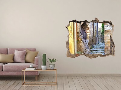 Autocolant autoadeziv gaură Străzile fermecătoare ale unui oraș italian