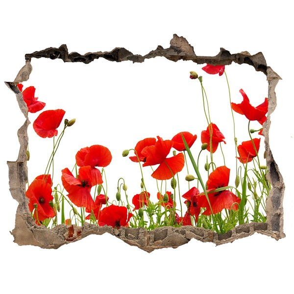 Autocolant autoadeziv gaură Un paradis floral în beton