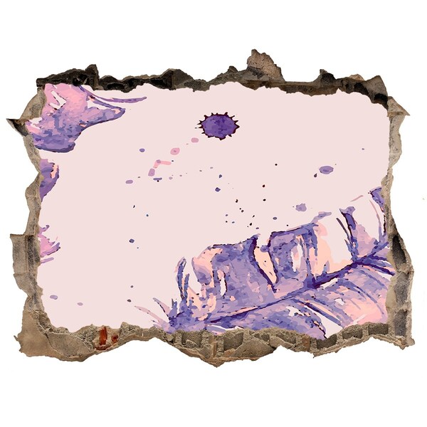 Autocolant un zid spart cu priveliște Paradis tropical în spatele zidului