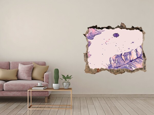 Autocolant un zid spart cu priveliște Paradis tropical în spatele zidului