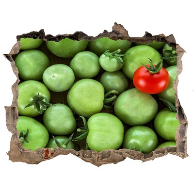 Fototapet un zid spart cu priveliște Fructe în beton