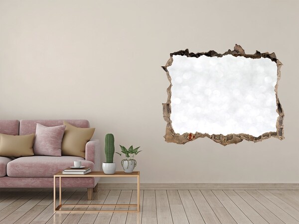 Fototapet un zid spart cu priveliște Perete spart cu efect bokeh