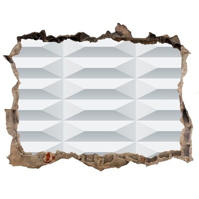 Autocolant un zid spart cu priveliște Perete 3D modern