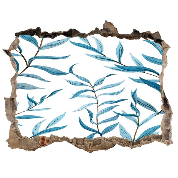 Autocolant gaură 3D O oază verde în beton