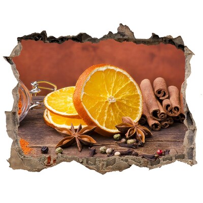 Fototapet 3D gaură în perete Arome de bucătărie