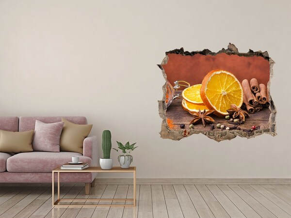 Fototapet 3D gaură în perete Arome de bucătărie