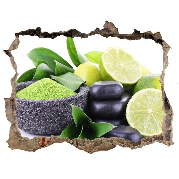 Autocolant autoadeziv gaură Citrice și ierburi proaspete