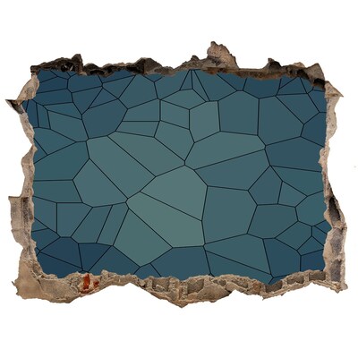 Fototapet un zid spart cu priveliște Interiorul peșterii stâncoase