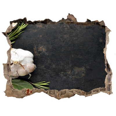 Fototapet 3D gaură în perete Arome de bucătărie