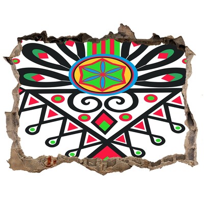 Autocolant gaură 3D Model popular colorat