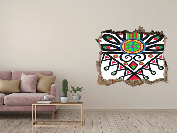 Autocolant gaură 3D Model popular colorat