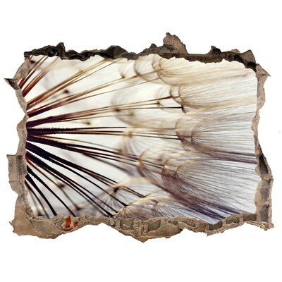 Autocolant 3D gaura cu priveliște Un vis floral în beton