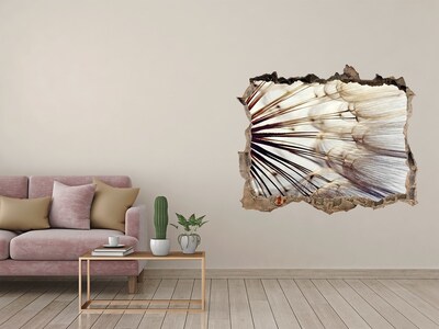 Autocolant 3D gaura cu priveliște Un vis floral în beton