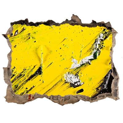 Autocolant autoadeziv gaură Gaură aurie în beton