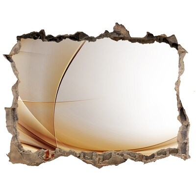 Fototapet un zid spart cu priveliște Spațiu abstract în spatele peretelui