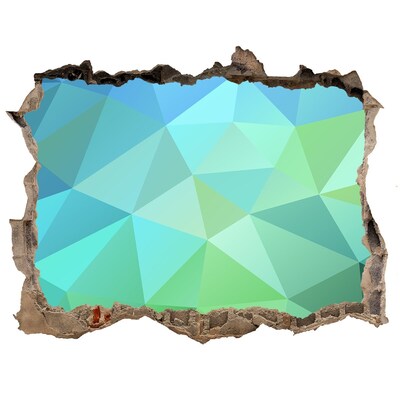 Autocolant de perete gaură 3D Gaură virtuală în perete