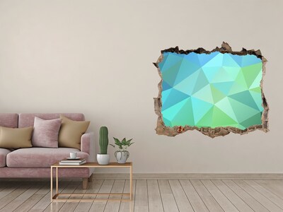 Autocolant de perete gaură 3D Gaură virtuală în perete