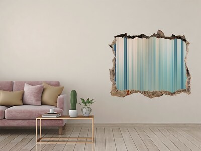 Autocolant un zid spart cu priveliște Iluzia spațiului deschis