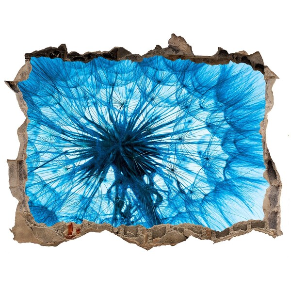 Autocolant un zid spart cu priveliște Lumea subacvatică în tonuri de albastru