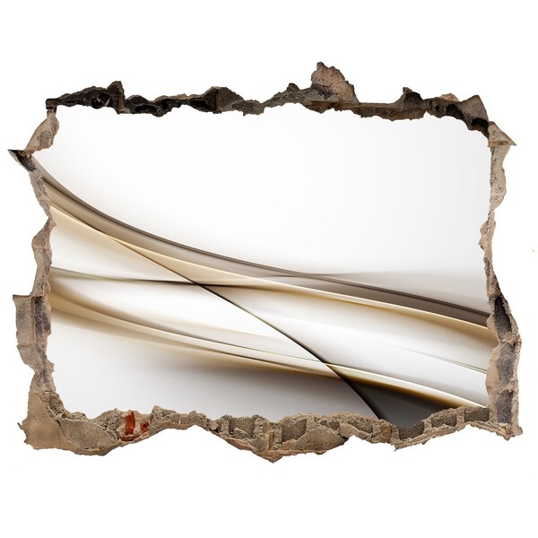 Fototapet un zid spart cu priveliște Spațiu abstract în spatele peretelui