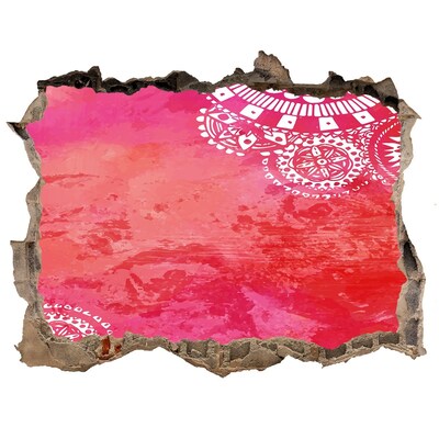 Samoprzylepna dziura ścienna 3D Gaură colorată în perete