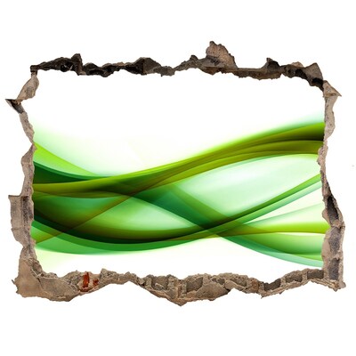 Samoprzylepna dziura ścienna 3D Val verde în gaura din perete