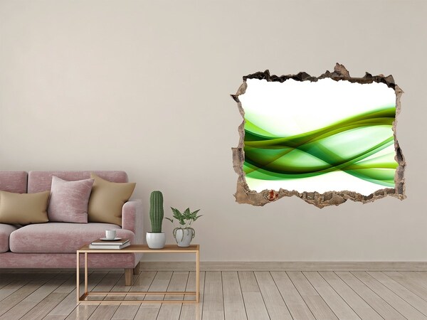 Samoprzylepna dziura ścienna 3D Val verde în gaura din perete