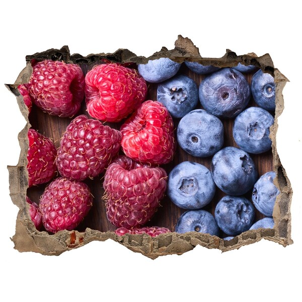 Samoprzylepna naklejka beton Gaură fructată în perete