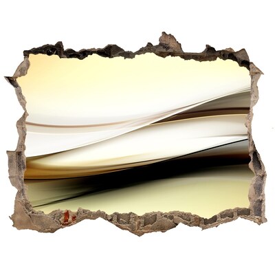 Autocolant autoadeziv gaură Peisaj abstract într-o gaură din perete