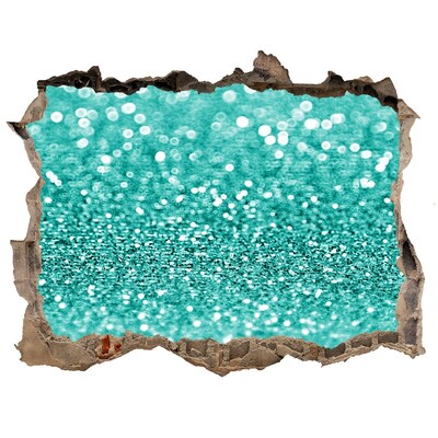 Fototapet un zid spart cu priveliște Apă minerală într-o gaură din perete