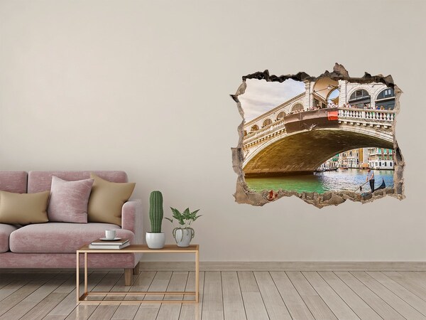 Autocolant autoadeziv gaură Podul Rialto din Veneția