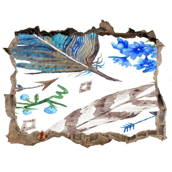 Autocolant autoadeziv gaură O oază misterioasă în junglă