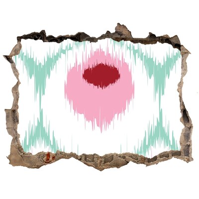 Autocolant 3D gaura cu priveliște Iluzie sonoră în beton