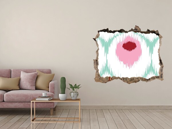 Autocolant 3D gaura cu priveliște Iluzie sonoră în beton