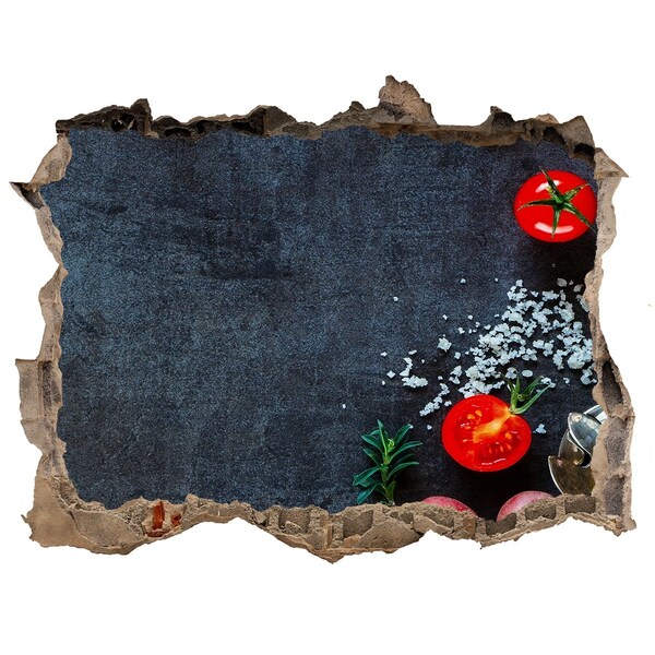 Autocolant 3D gaura cu priveliște Farmecul unei experiențe culinare de neuitat