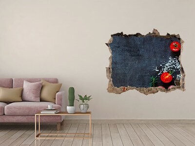 Autocolant 3D gaura cu priveliște Farmecul unei experiențe culinare de neuitat