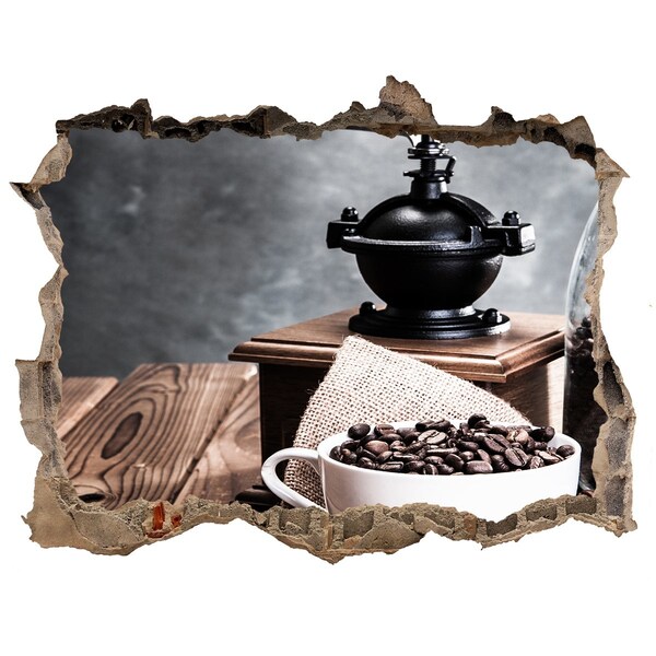 Fototapet 3D gaură în perete Colț de cafea vintage