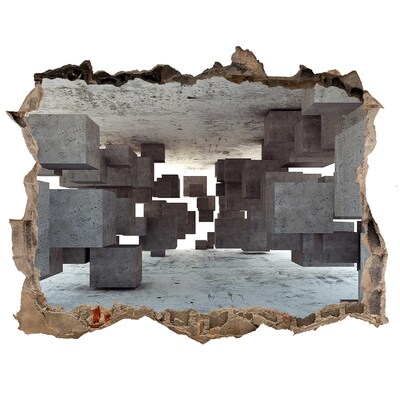 Autocolant autoadeziv gaură Un spațiu transparent într-un stil suprarealist