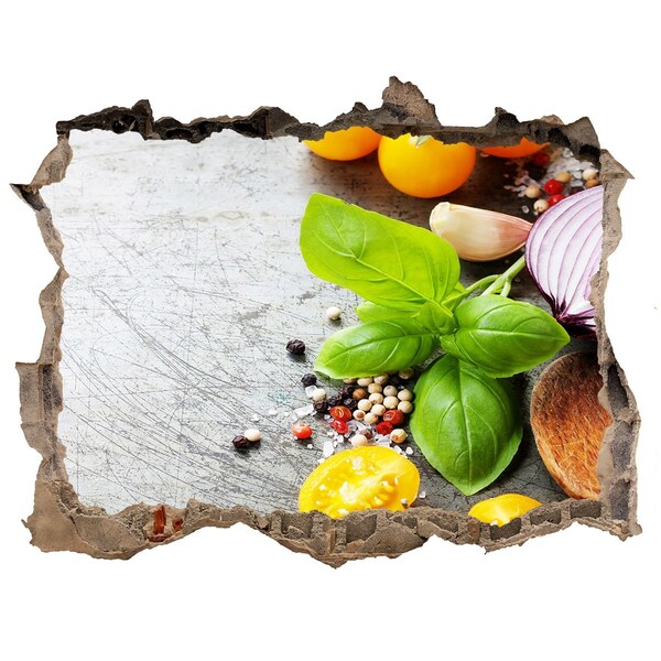 Autocolant un zid spart cu priveliște Inspirații de bucătărie din spatele peretelui