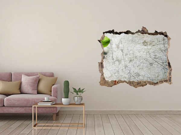 Autocolant un zid spart cu priveliște Un zid dărâmat cu vedere spre cer