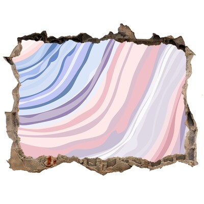 Autocolant autoadeziv gaură Gaură colorată în perete