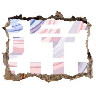 Autocolant autoadeziv gaură Interior în stil graffiti