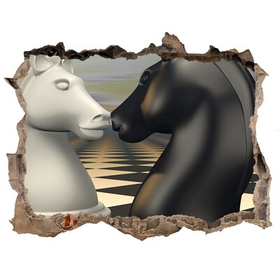 Autocolant autoadeziv gaură Confruntare de șah