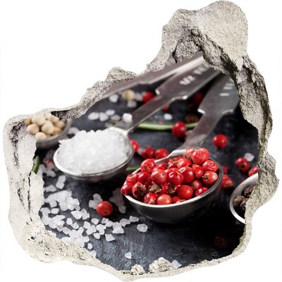 Autocolant 3D gaura cu priveliște Paradisul condimentelor