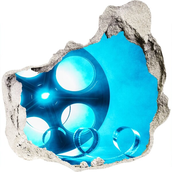 Autocolant autoadeziv gaură Cinema în acțiune