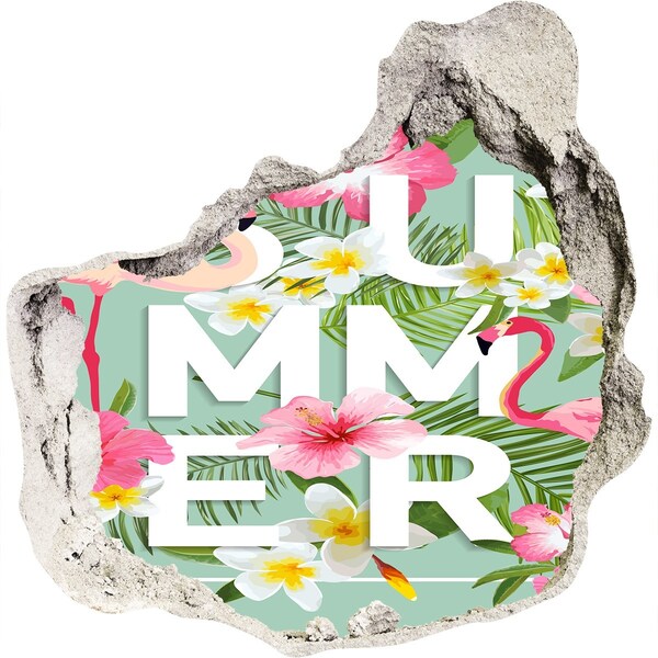 Autocolant gaură 3D Vise de vară